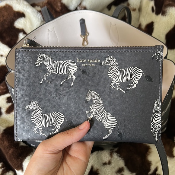 Kate Spade Zebra Purse - Picture 9 of 12